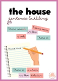 The house Sentence Building Cards