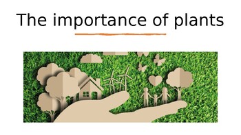 Preview of The importance of plants presentation KS3