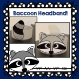 The kissing hand headband, Raccoon headband, Kissing hand craft