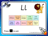 The letter 'l' PowerPoint