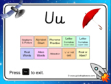 The letter 'u' PowerPoint