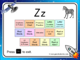 The letter 'z' PowerPoint (includes zz)