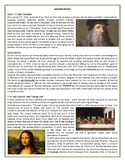 The life and work of Leonardo da Vinci - Reading Comprehen