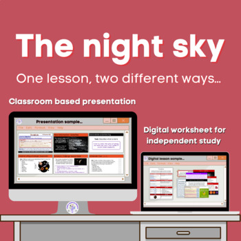 Preview of The night sky Lesson bundle (KS3)