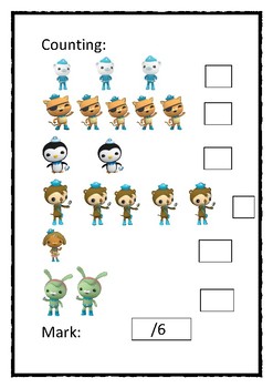 the octonauts workbook by shawn wu tpt teachers pay teachers