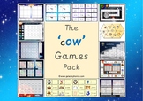 The 'ow' (as in cow) Phonics Games Pack