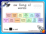 The 'ow' (long o) PowerPoint