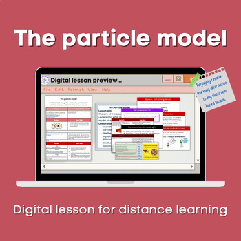 Preview of The particle model Distance learning
