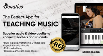 Preview of The perfect app for teaching music online
