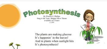 Preview of The photosynthesis Song - Sing Along Science