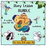 The princess and the dragon story - Storytelling Bundle