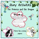 The princess and the dragon story worksheets & activities