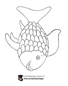 The rainbow fish art lesson by A Fine Whimsy | TPT