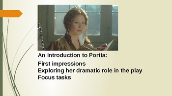Preview of The role of Portia in 'The Merchant of Venice'