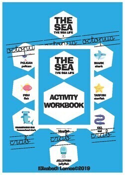 Preview of The sea: Sea life Mini Pictionary & Activity book (+ Digital TpT)