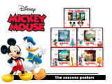 The seasons classroom decorative posters - Disney Mickey Mouse