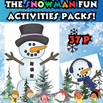 Preview of The snowman fun activities packs!