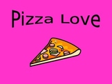 The song "Pizza Love" with sing along powerpoint