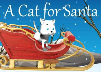 Preview of The story (Cat for Santa) for children is a beautiful and wonderful story