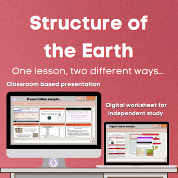 Preview of The structure of the Earth Lesson bundle (KS3)