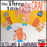 Three little pigs craft Retelling Paper Puppets Los tres c