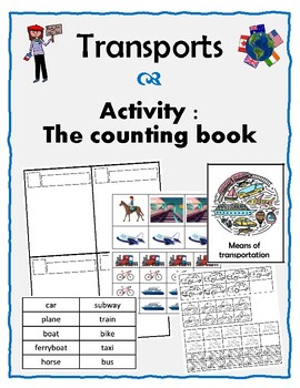 Preview of The transports – Classroom activity – The counting book – English / ESL