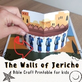 The walls of Jericho, Sunday school Craft, Bible Story Act