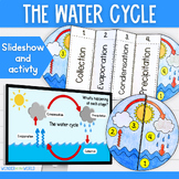 The water cycle foldable cut and paste activity and slide 