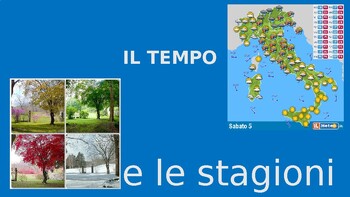 Preview of The weather and season in Italian
