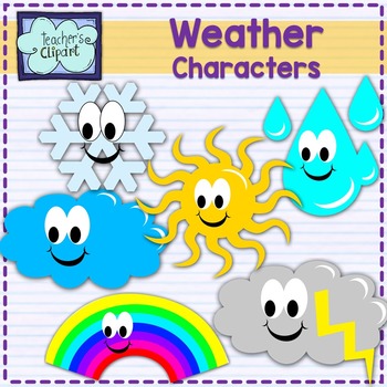 Preview of The weather clipart {Science clip art}