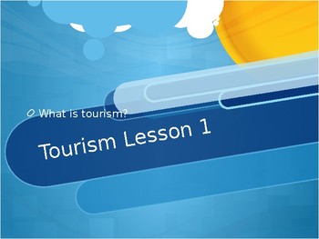 lesson on tourism