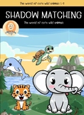 The world of cute wild animals 1-2-Shadow matching -file PDF