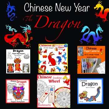 Preview of The year of the dragon, Chinese new year bundle!