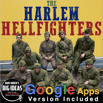 Preview of The Harlem Hellfighters in World War I Informational Text + Google Apps Version