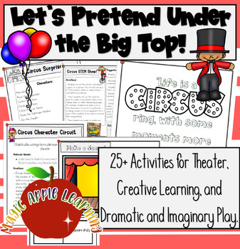 Preview of Theater Activities Circus Theme Games, Reader's Theater, Creative Play