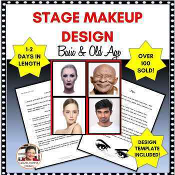 Theater Arts Lesson  Stage Makeup Design Study Basic and Old Age