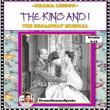 Preview of Broadway Musical Unit King and I Study Guide 4 Days in Length!