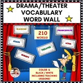 Theater Arts Vocabulary Terms |  Word Wall with 198 Posters