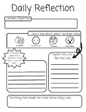 Theater Daily Reflection Worksheet