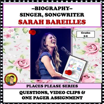 Preview of Famous American Actress Songwriter Sarah Bareilles of Waitress Musical Biography