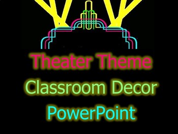 Preview of Theater Theme PowerPoint (Neon)