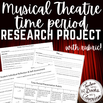 Preview of Theater Time Period  Research Project (Props, Costumes, Hair, Sound, etc.!)