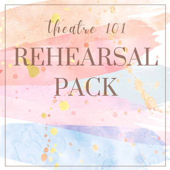 Preview of Theatre 101 Rehearsal Pack- Musical, One Act Play