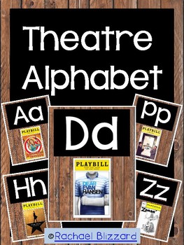 Preview of Theatre Alphabet Posters