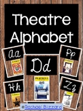 Theatre Alphabet Posters in Cursive