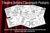 Theatre Artists Classroom Posters