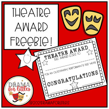 Preview of Theatre Award Freebie