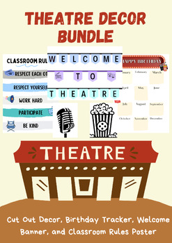 Preview of Theatre Classroom Decor Bundle