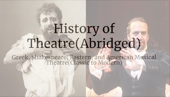 Preview of Theatre History Google Slide