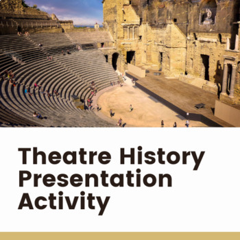 Preview of Theatre History Presentation Activity